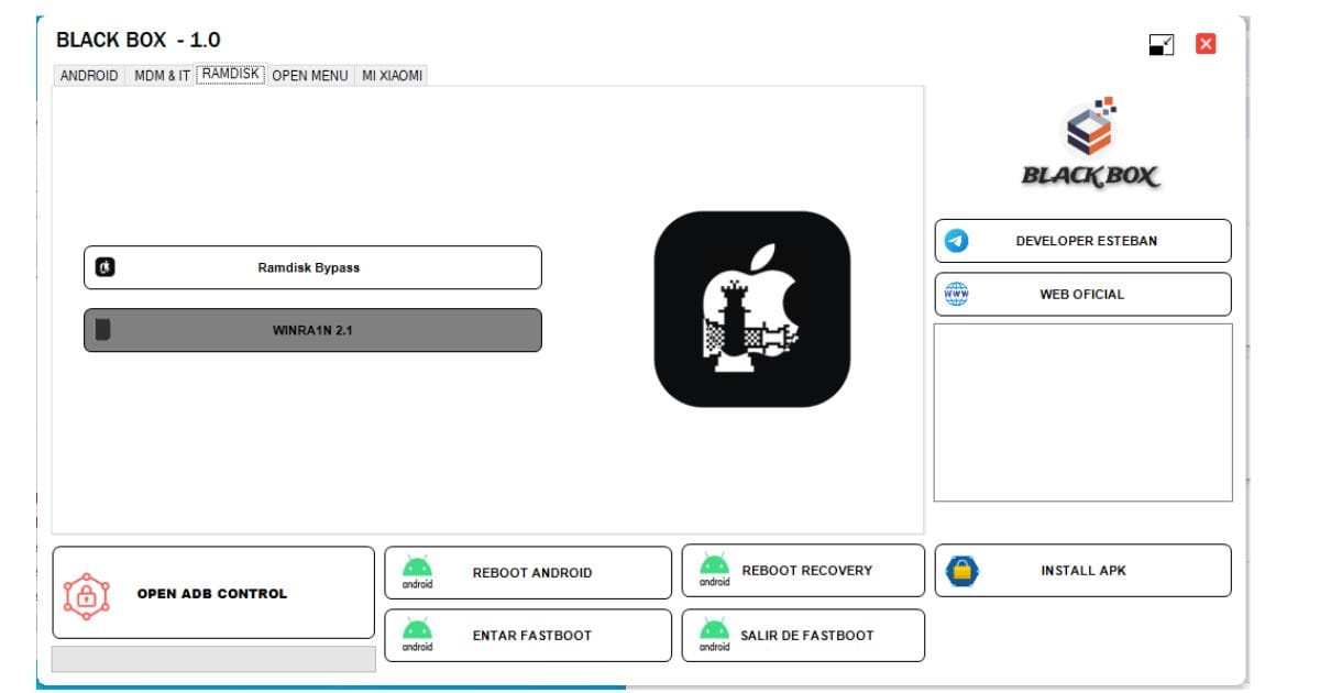 Ramdisk and Account Removal