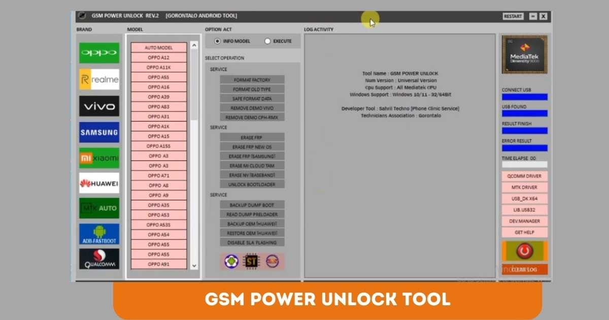 GSM Power Unlock Tool: Easy Solution for Qualcomm, Mediatek