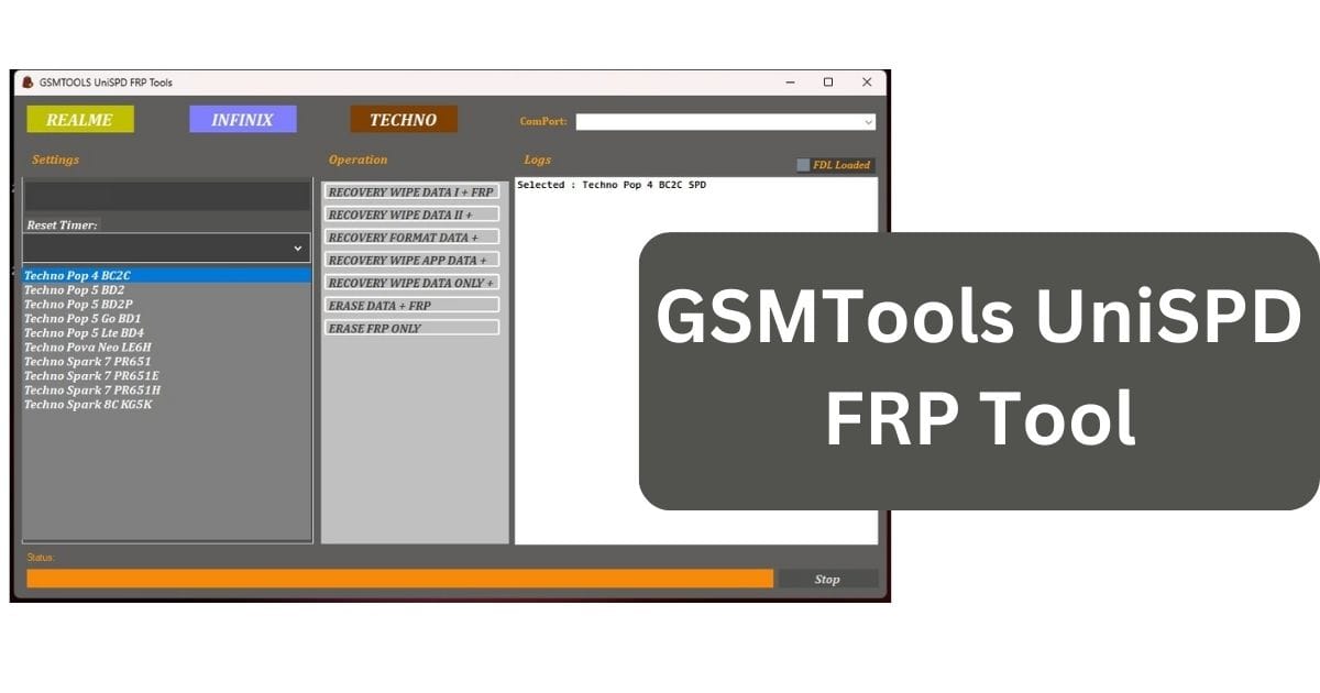 GSMTools UniSPD FRP Tool by Rasheed KS: Free Download