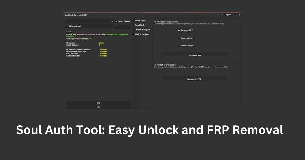 Soul Auth Tool