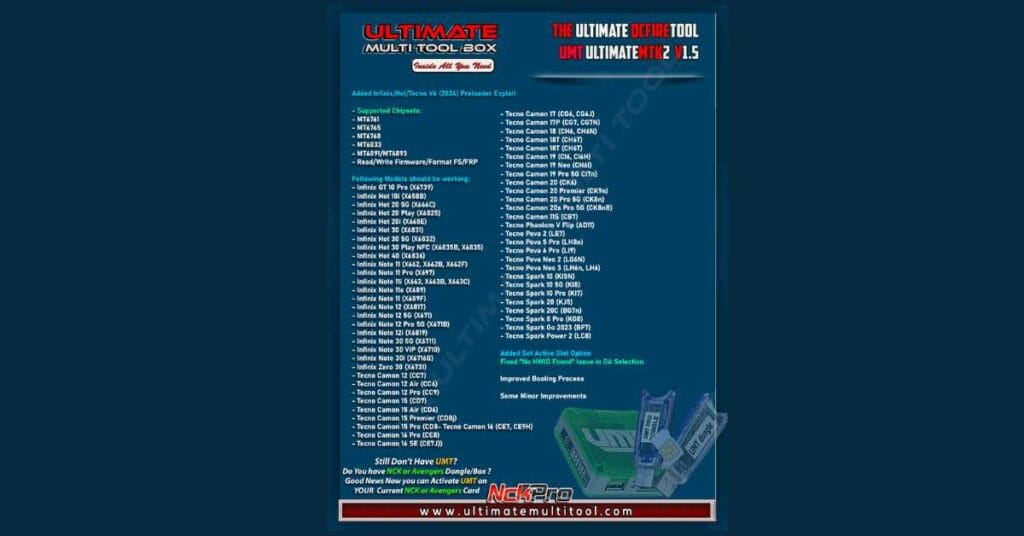 UMT PRO Ultimate MTK2 V1.5 Tool