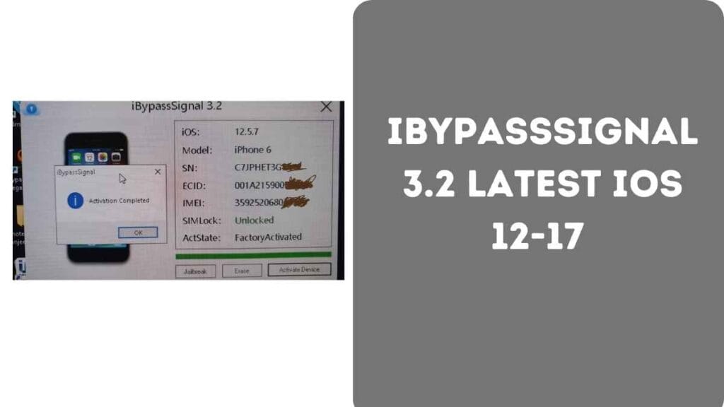 iBypassSignal 3.2 Latest iOS 12-17 