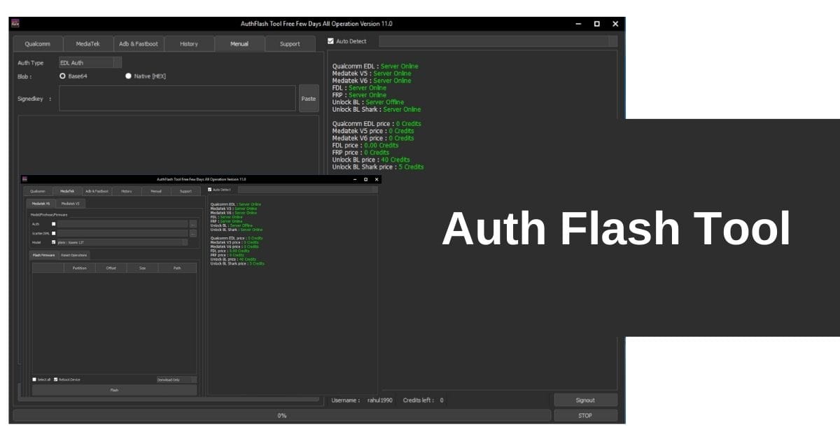 Auth Flash Tool V11.0