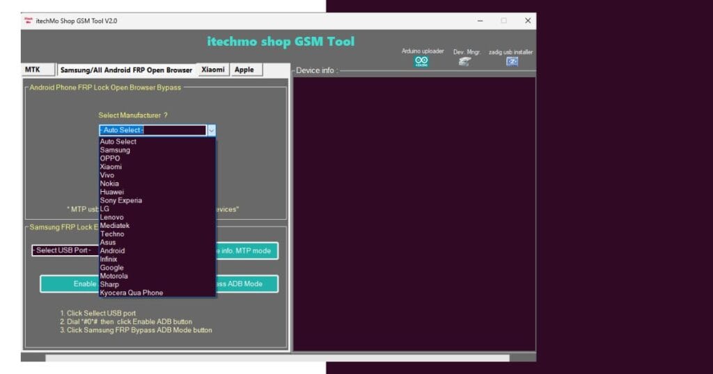 iTechMo Shop GSM Tool