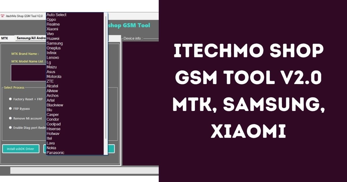 iTechMo Shop GSM Tool