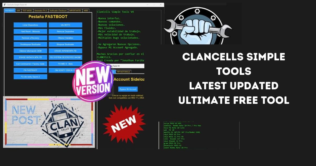ClanCells Simple Tools V4.0 Ultimate Free Tool Mobile Repair 1 ClanCells Simple Tools