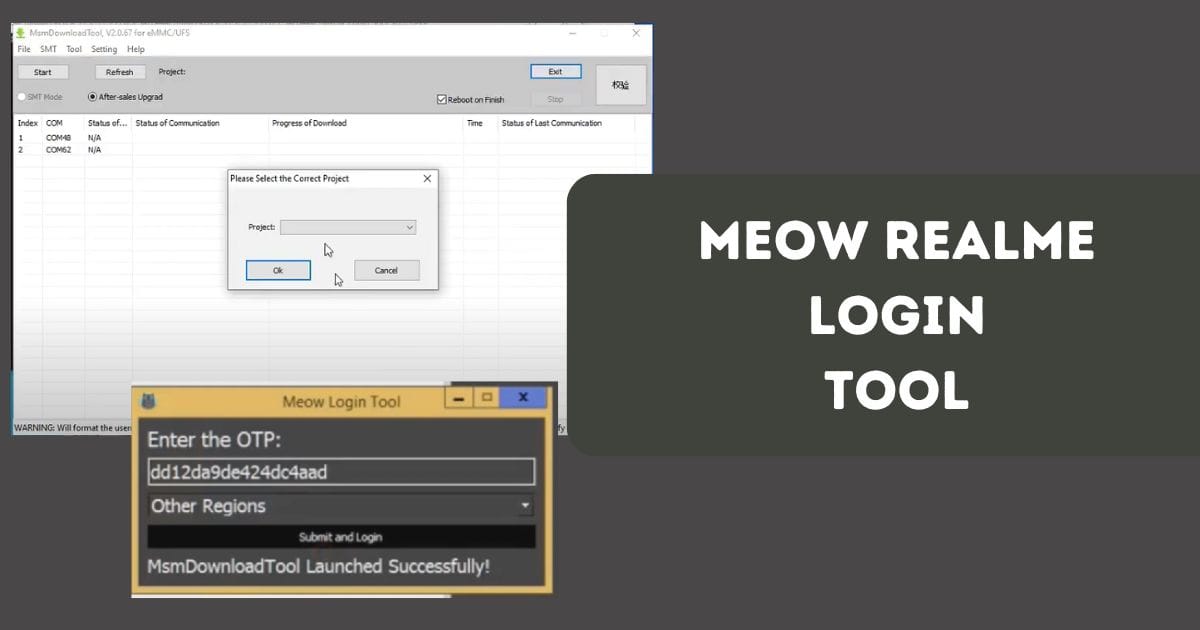 Meow Realme Login Tool