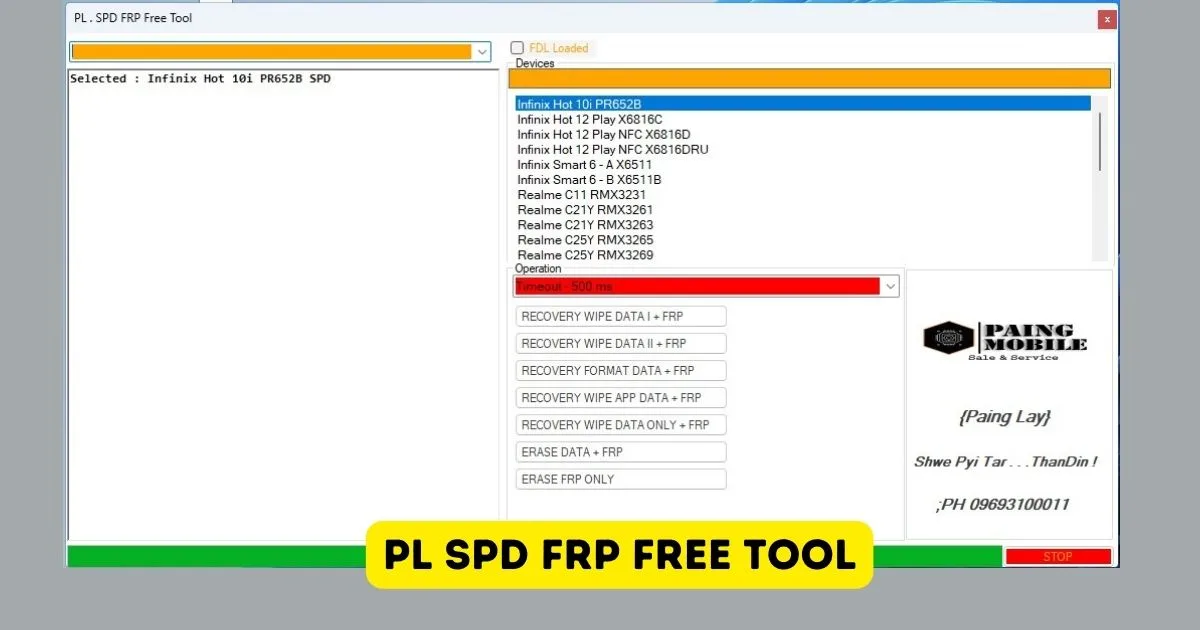 PL SPD FRP Free Tool