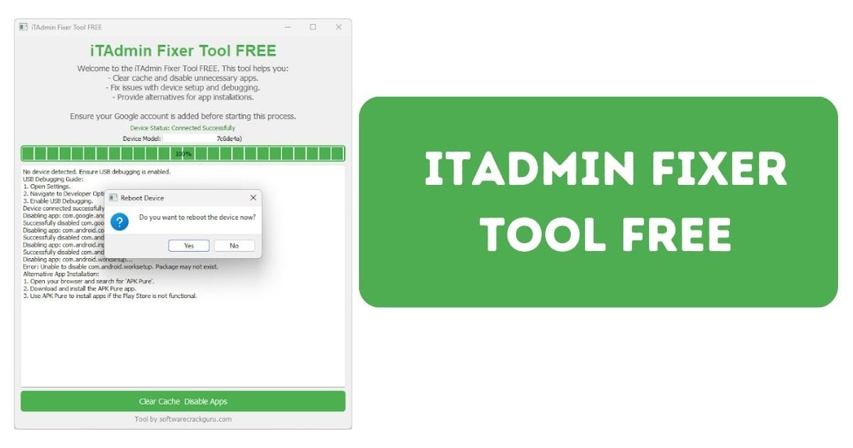 iTAdmin Fixer Tool