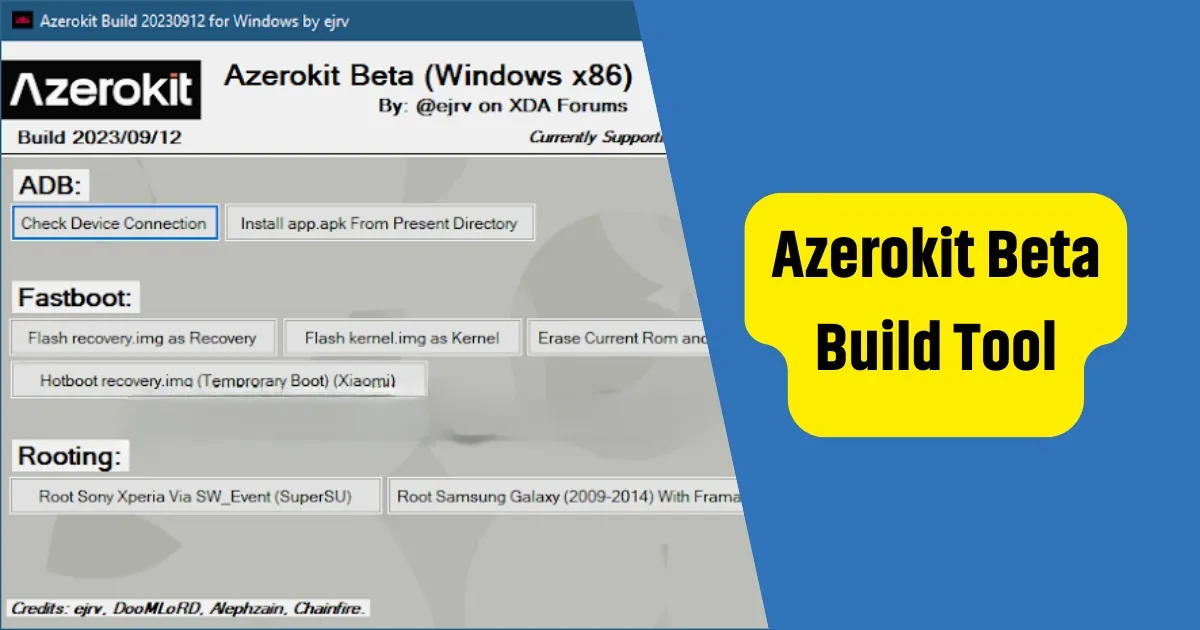 Azerokit Beta Build Tool